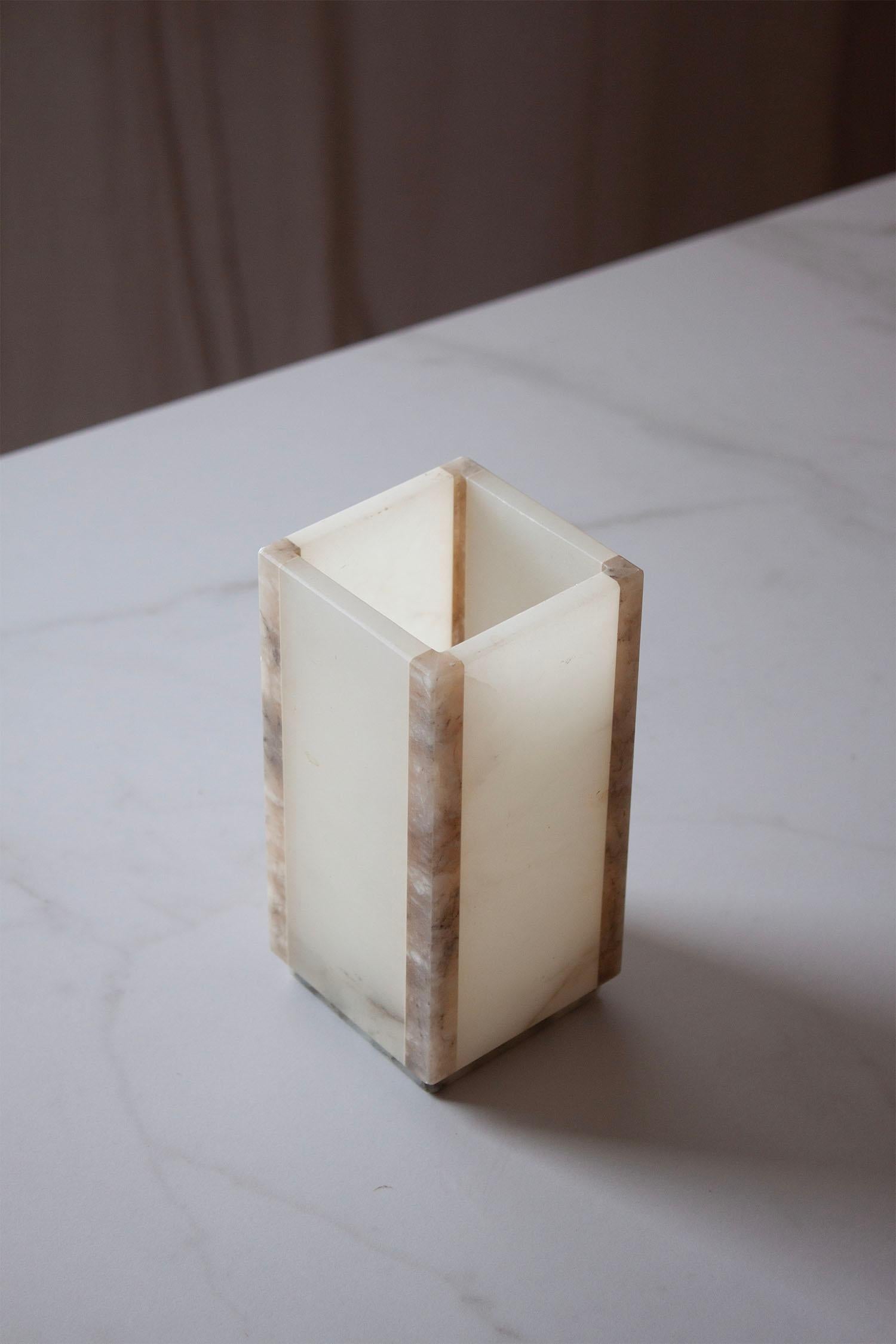 German Onix and Marble Vessel For Sale