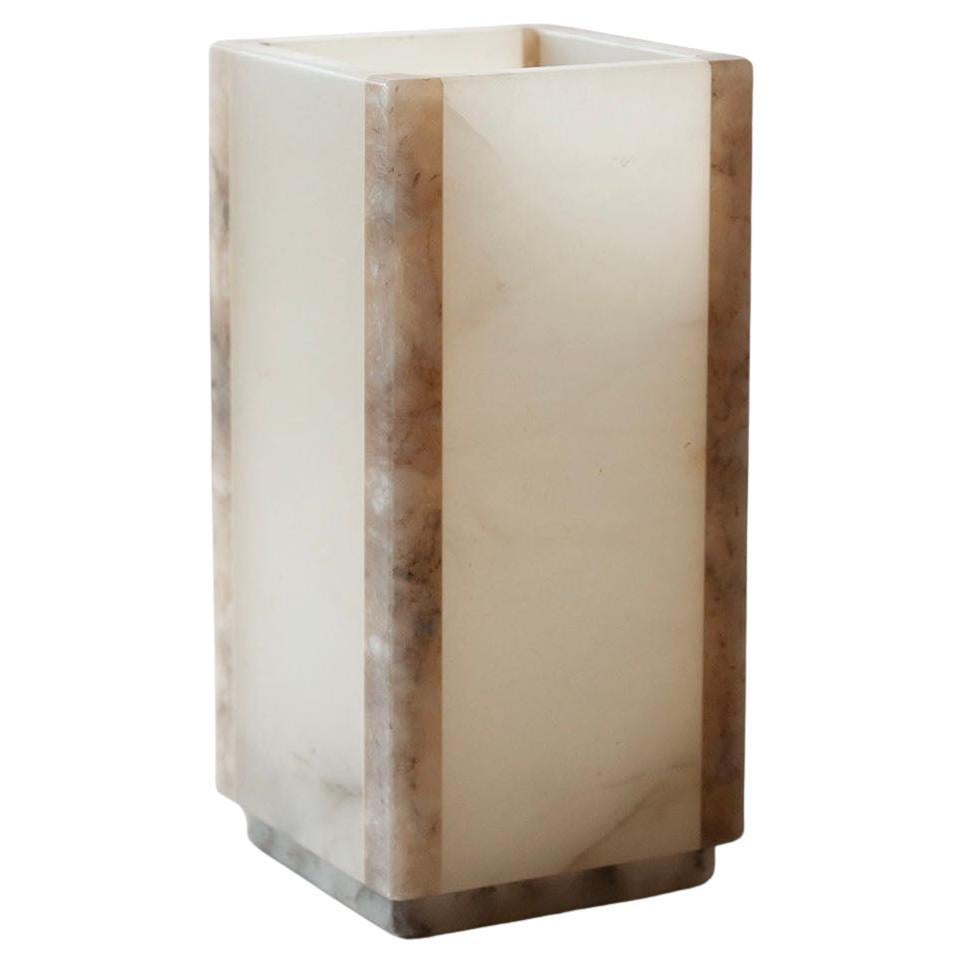Onix and Marble Vessel For Sale