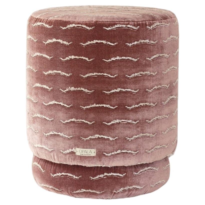 Pouf Ottoman « ONIX Organic Modern » en velours « Dedar Nouvelles Vagues »