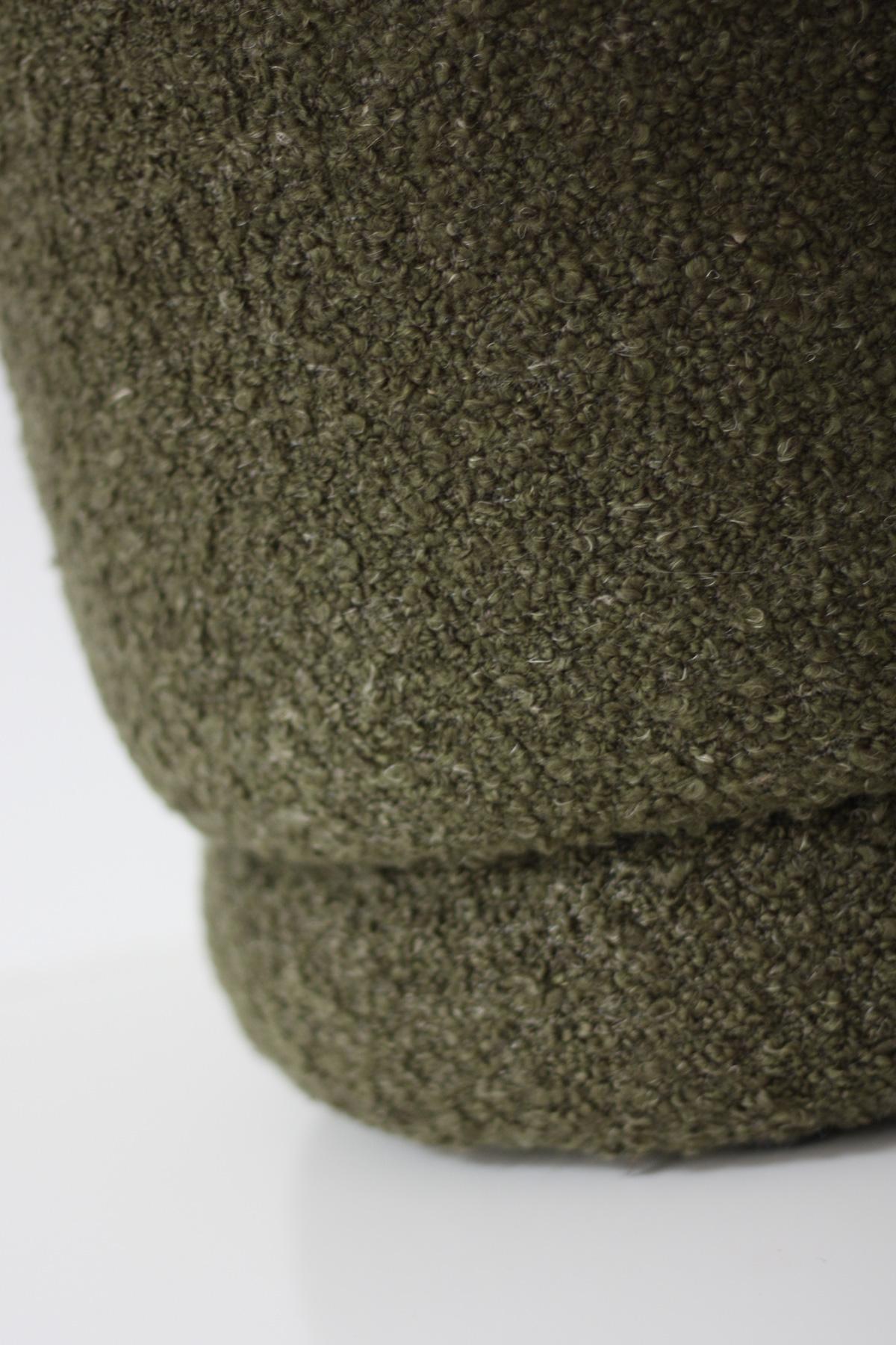 Pouf Modernity Ottoman ONIX en bouclé vert sec Neuf - En vente à Viseu, PT