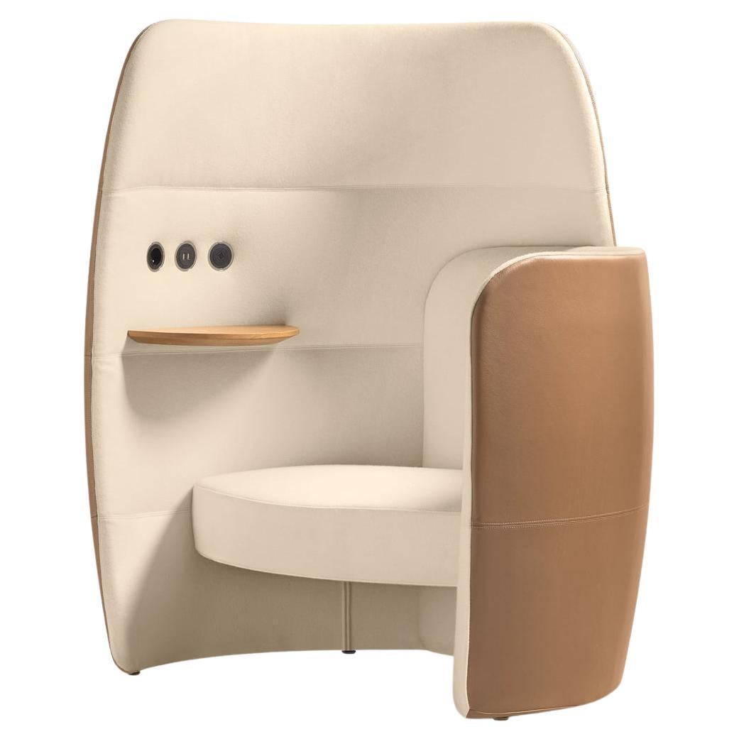 Sillón Only Ju Relax con repisa de roble y toma USB by Quinti Sedute en venta