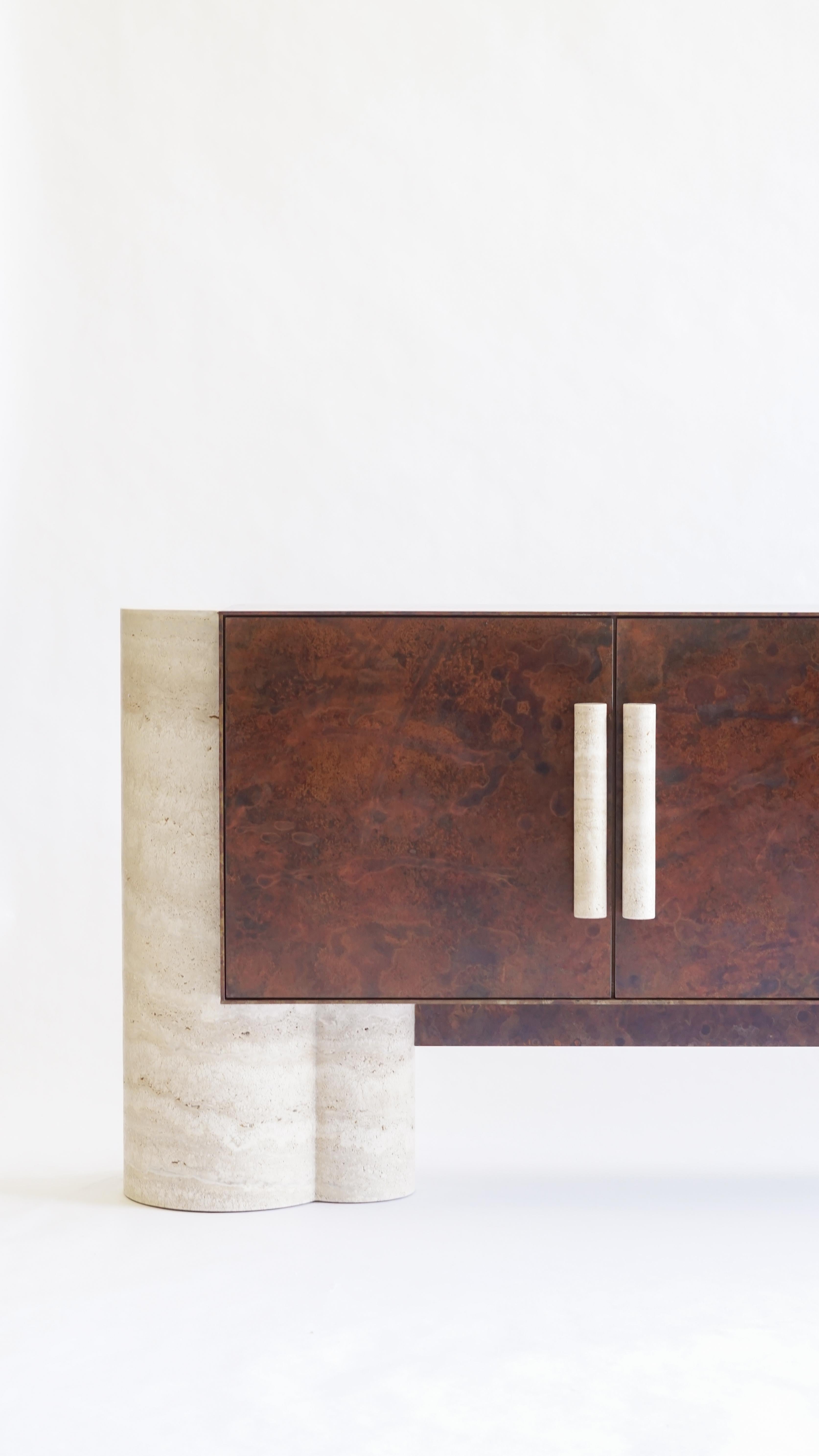 Brass Onna Credenza by Swell Studio For Sale