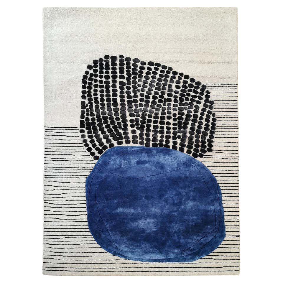'Slanted Self' Handmade Rug by Linie Design, 230 cm, Wool, Mohair and ...