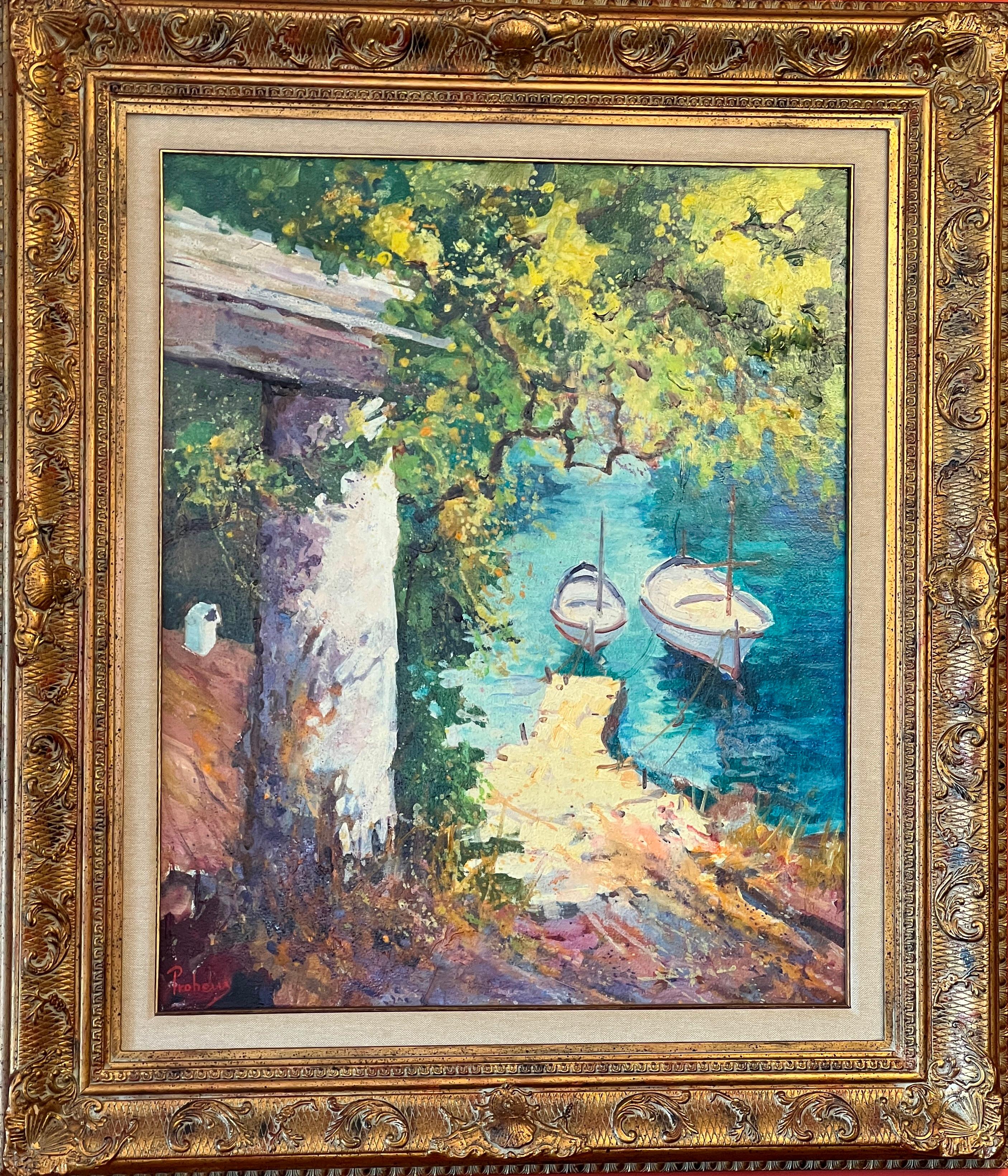 Prohens  Mallorca 2 dipinto originale in acrilico - Painting di Onofre Prohens