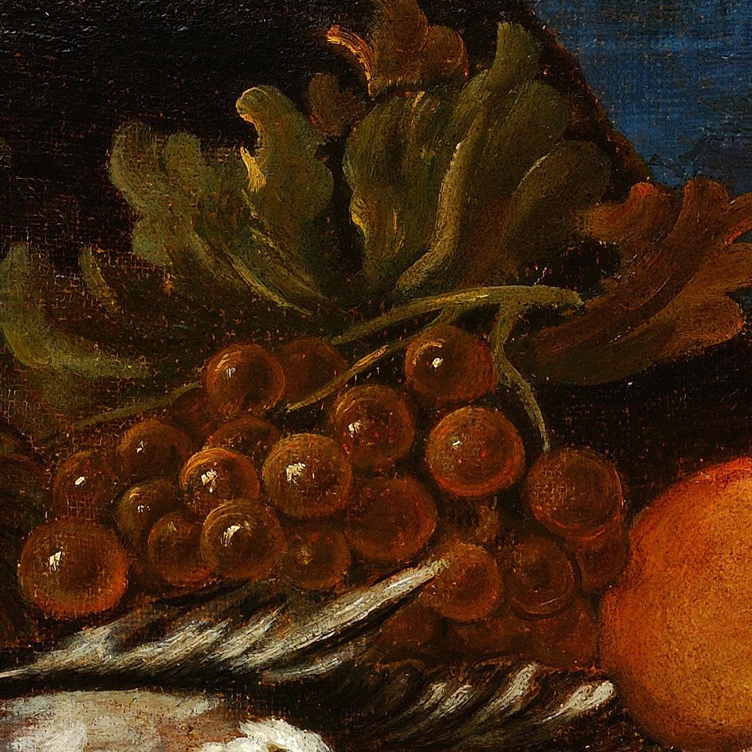 Stillleben von Onofrio Loth, Öl auf Leinwand, 17. Jahrhundert im Angebot 4