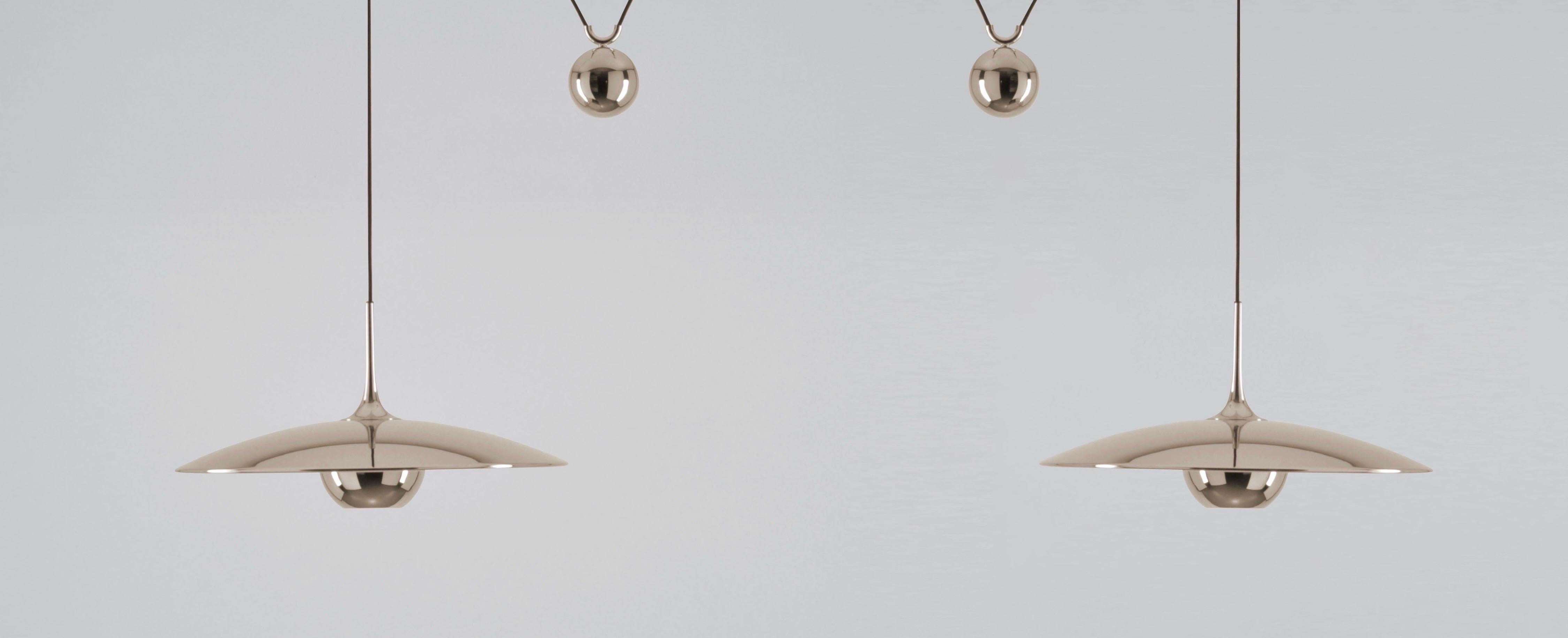 ONOS 40 D Model Adjustable 
Double Pull
 Pendant Lamp by Florian Schulz, Germany For Sale