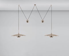 ONOS 55 D Model Adjustable 
Double Pull
 Pendant Lamp by Florian Schulz, Germany
