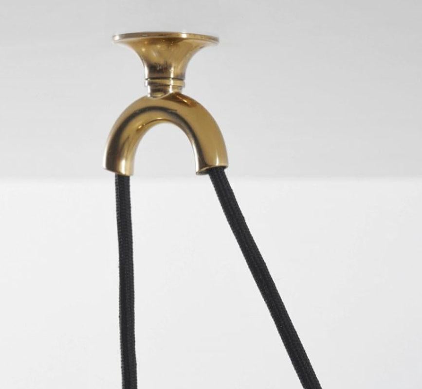 Onos 55 Double Counterbalance Lamps in Brass by Florian Schulz en venta 5