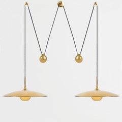 Onos 55 Double Pull Brass Pendant Lamp by Florian Schulz