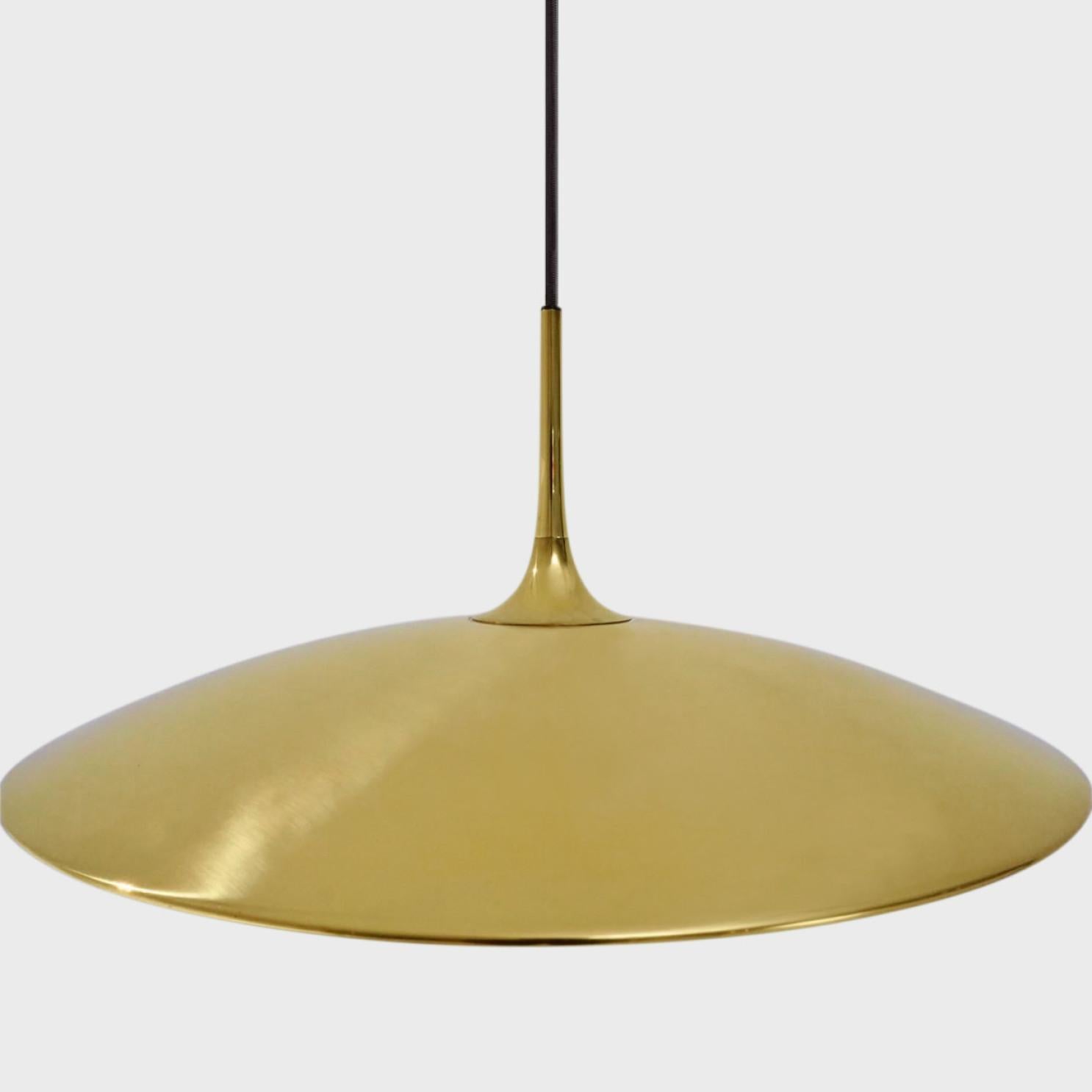 Modern Onos 55 Double Pull Brass Pendant Lamp by Florian Schulz, Germany