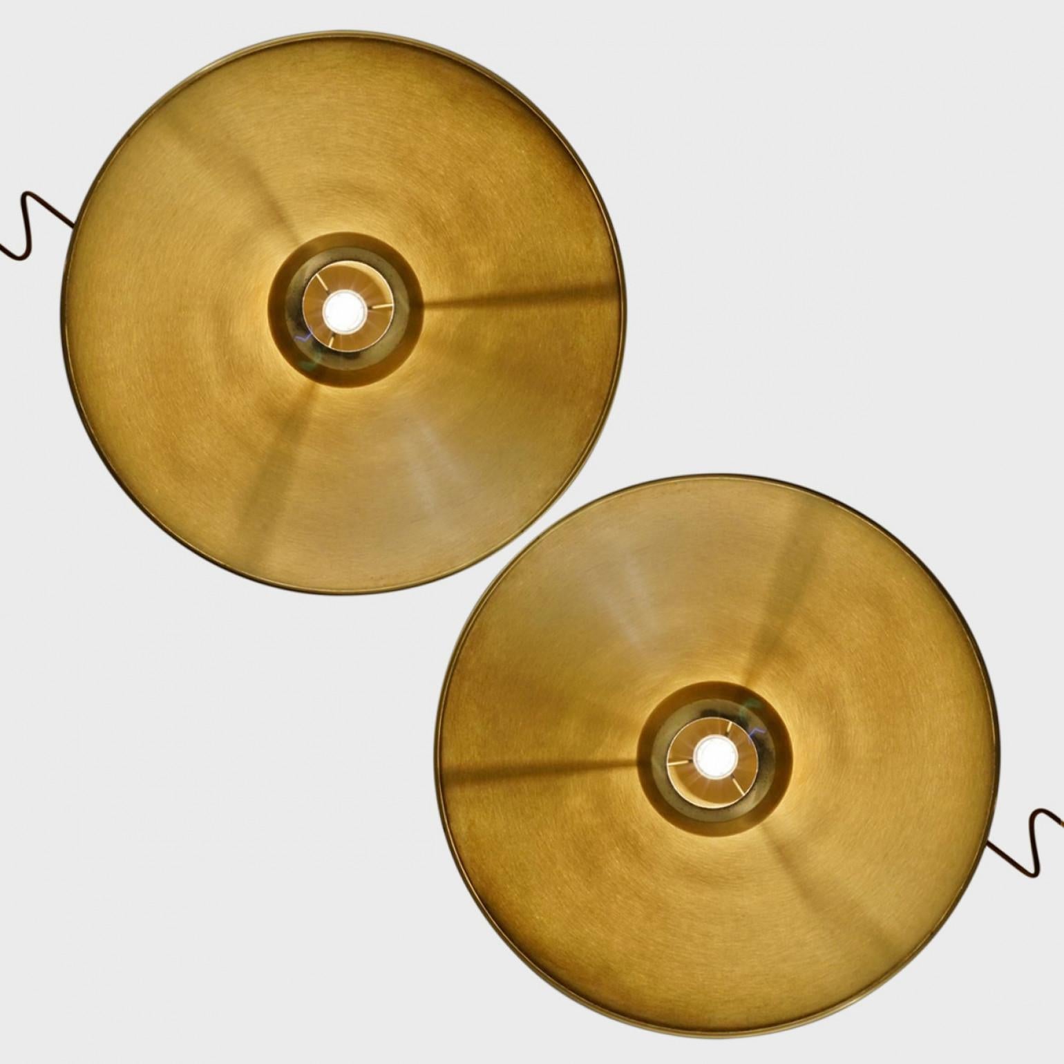 Polished Onos 55 Double Pull Brass Pendant Lamp by Florian Schulz, Germany
