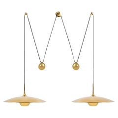 Onos 55 Double Pull Brass Pendant Lamp by Florian Schulz, Germany