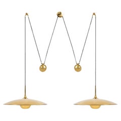 Onos 55 Double Pull Brass Pendant Lamp by Florian Schulz, Germany