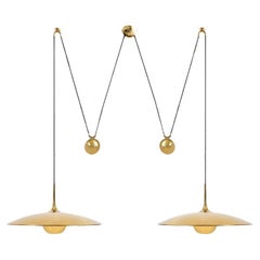 Onos 55 Double Pull Brass Pendant Lamp by Florian Schulz, Germany