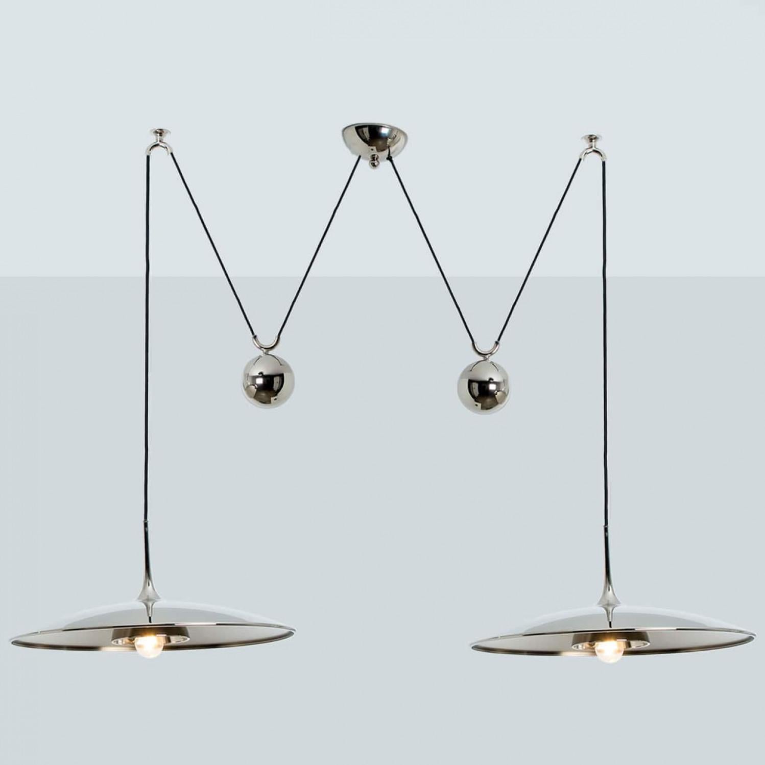 Lucidato Onos 55 Double Pull Pendant Lamp by Florian Schulz, Germany in vendita