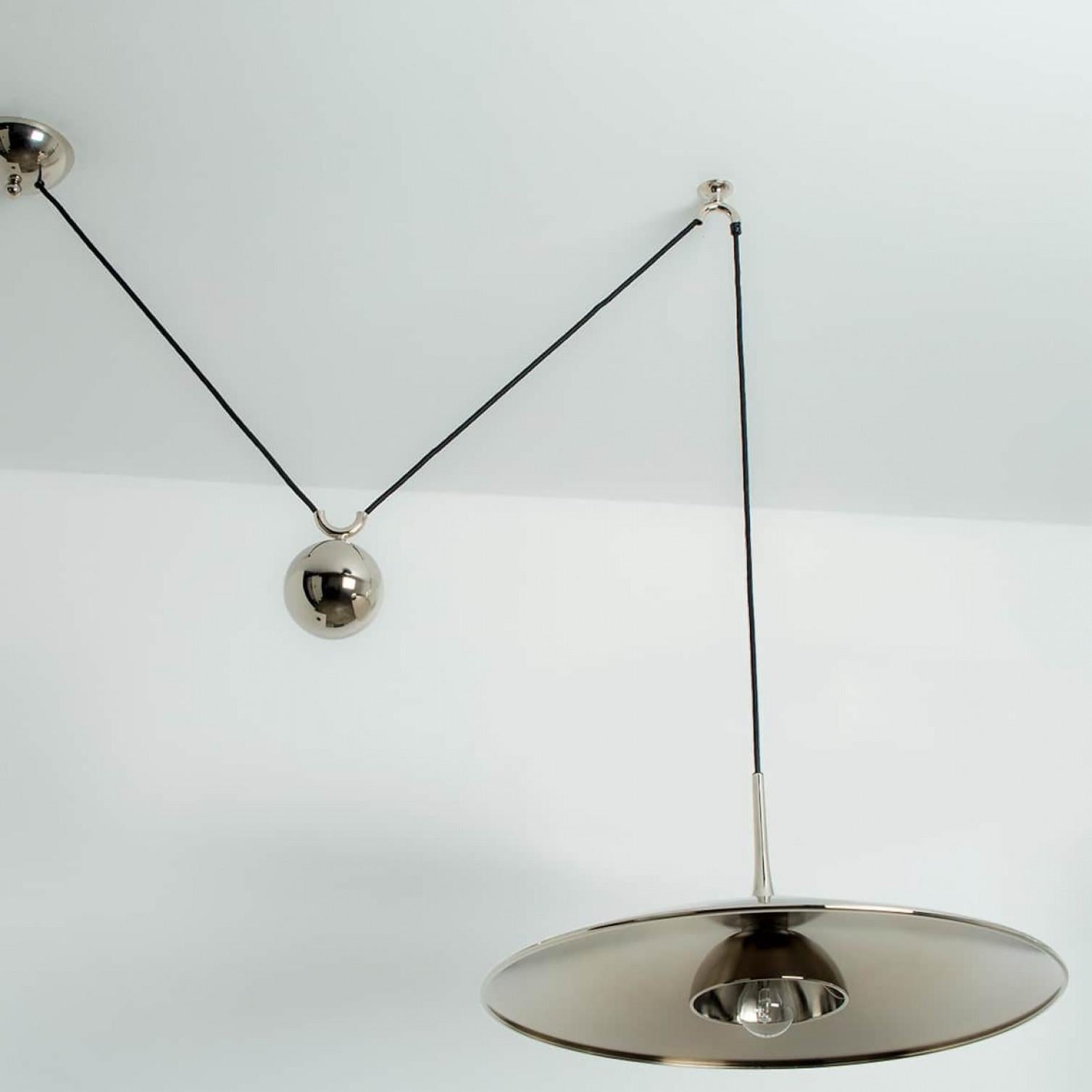 Brass Onos 55 Double Pull Pendant Lamp by Florian Schulz, Germany For Sale