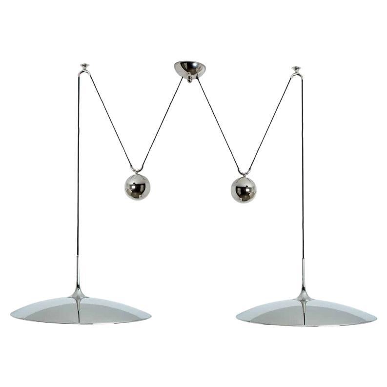 Lámpara colgante Onos 55 Double Pull de Florian Schulz, Alemania