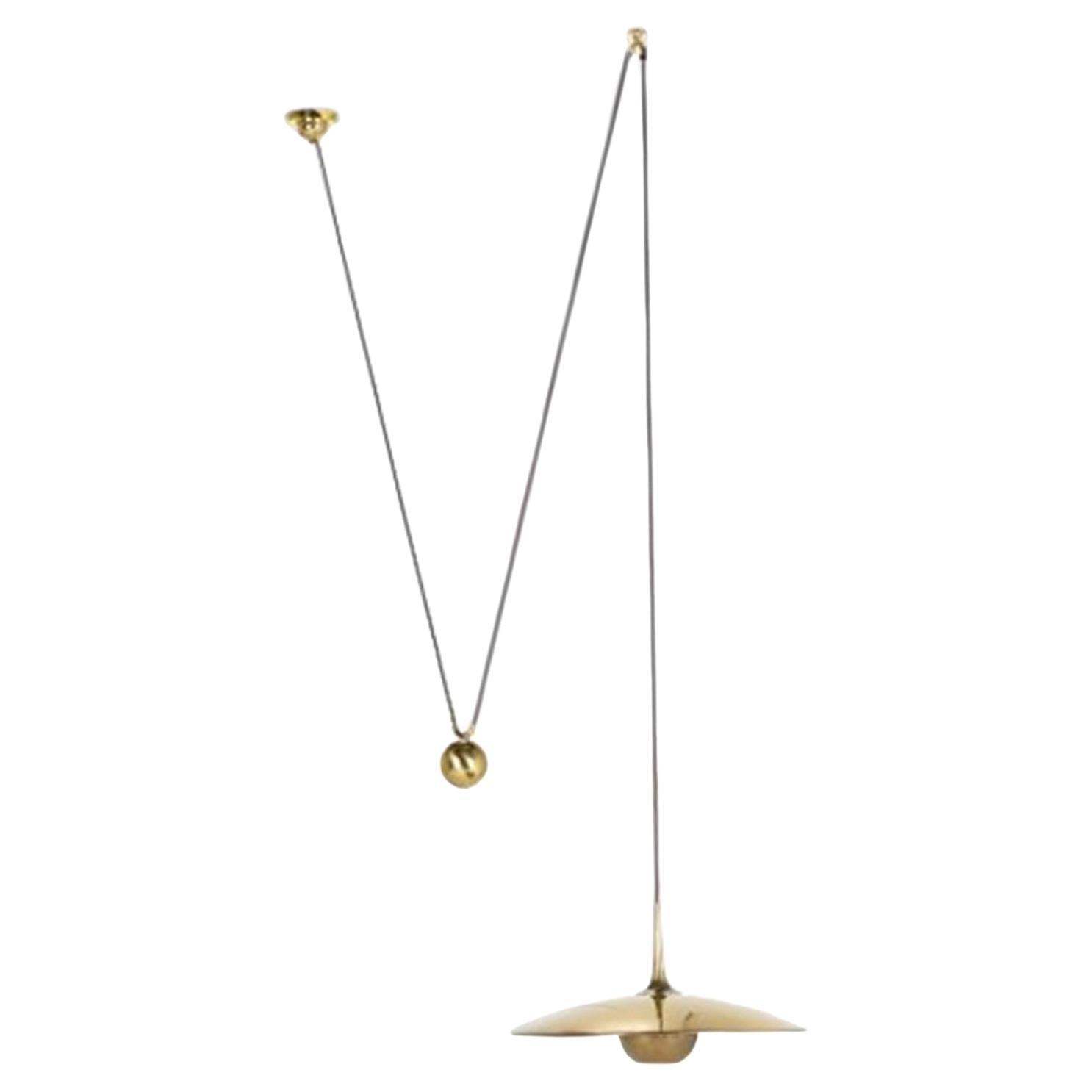 Adjustable Height Hanging Light with Counter Weight at 1stDibs