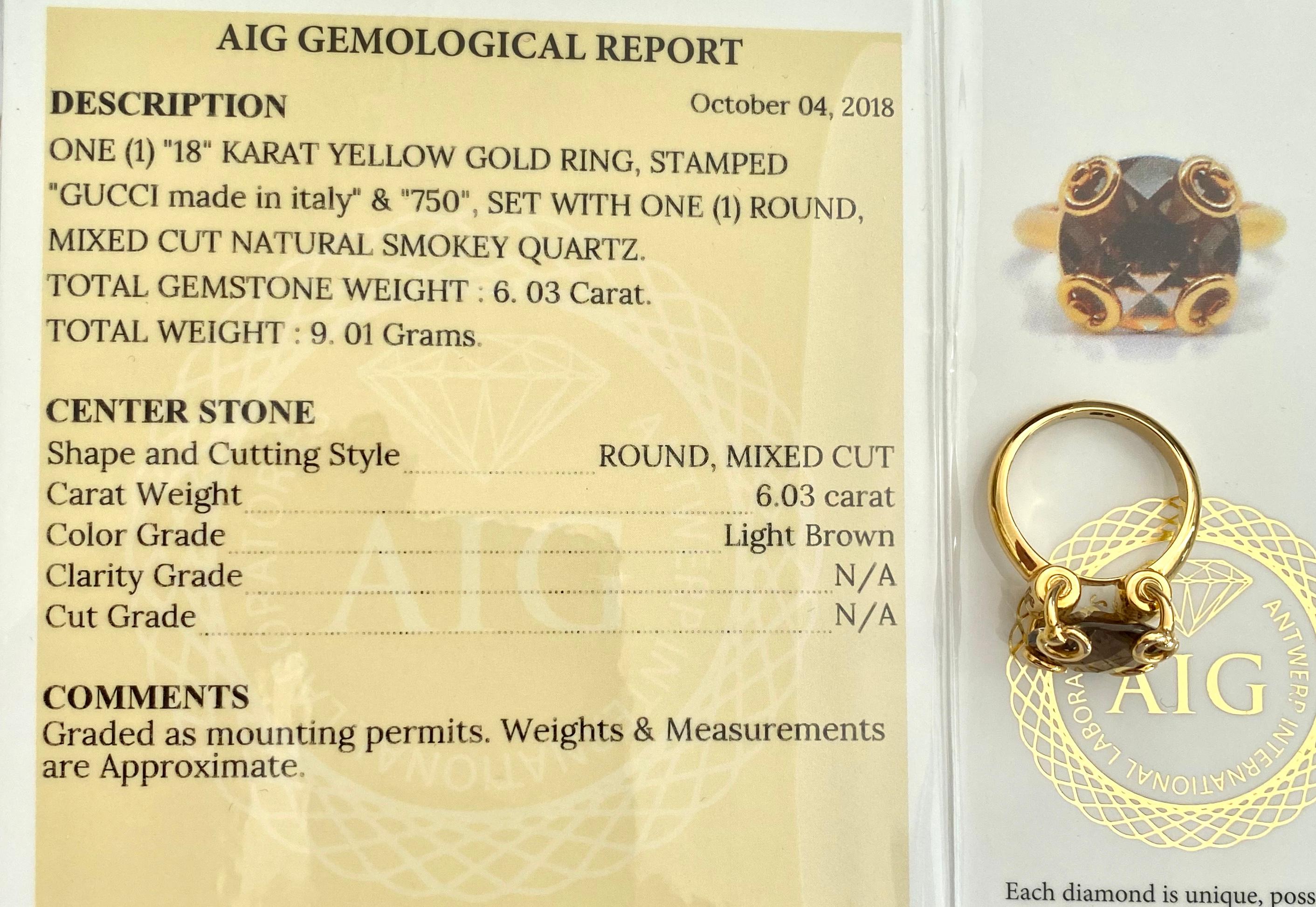 Onre '1' 18 Karat Yellow Gold 