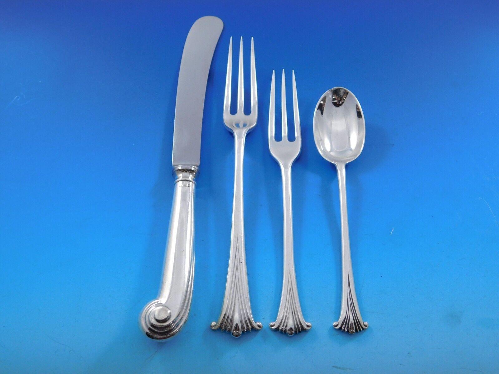 Inglese Onslow by James Robinson Servizio di posate in argento Sterling 24 pezzi in vendita