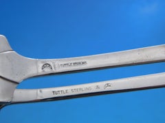 Onslow by Tuttle Sterling Silver Flatware Service for 12 Set 60 pcs RMN & LBJ