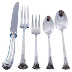 Vintage Onslow by Tuttle Sterling Silver Flatware Service for 12 Set 60 pcs RMN & LBJ