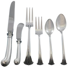 Onslow by Tuttle Sterling Silver Flatware Set for 18 Service 117 Pieces Dinner