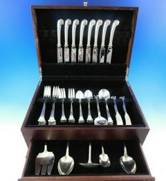 Onslow by Tuttle Sterling Silver Flatware Set for 8 Service, 53 Pieces