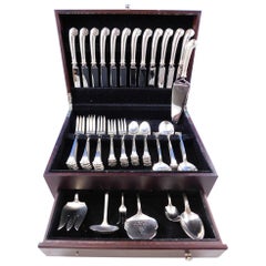 Onslow by Tuttle Sterling Silver Flatware Set for 8 Service 68 Pieces Old