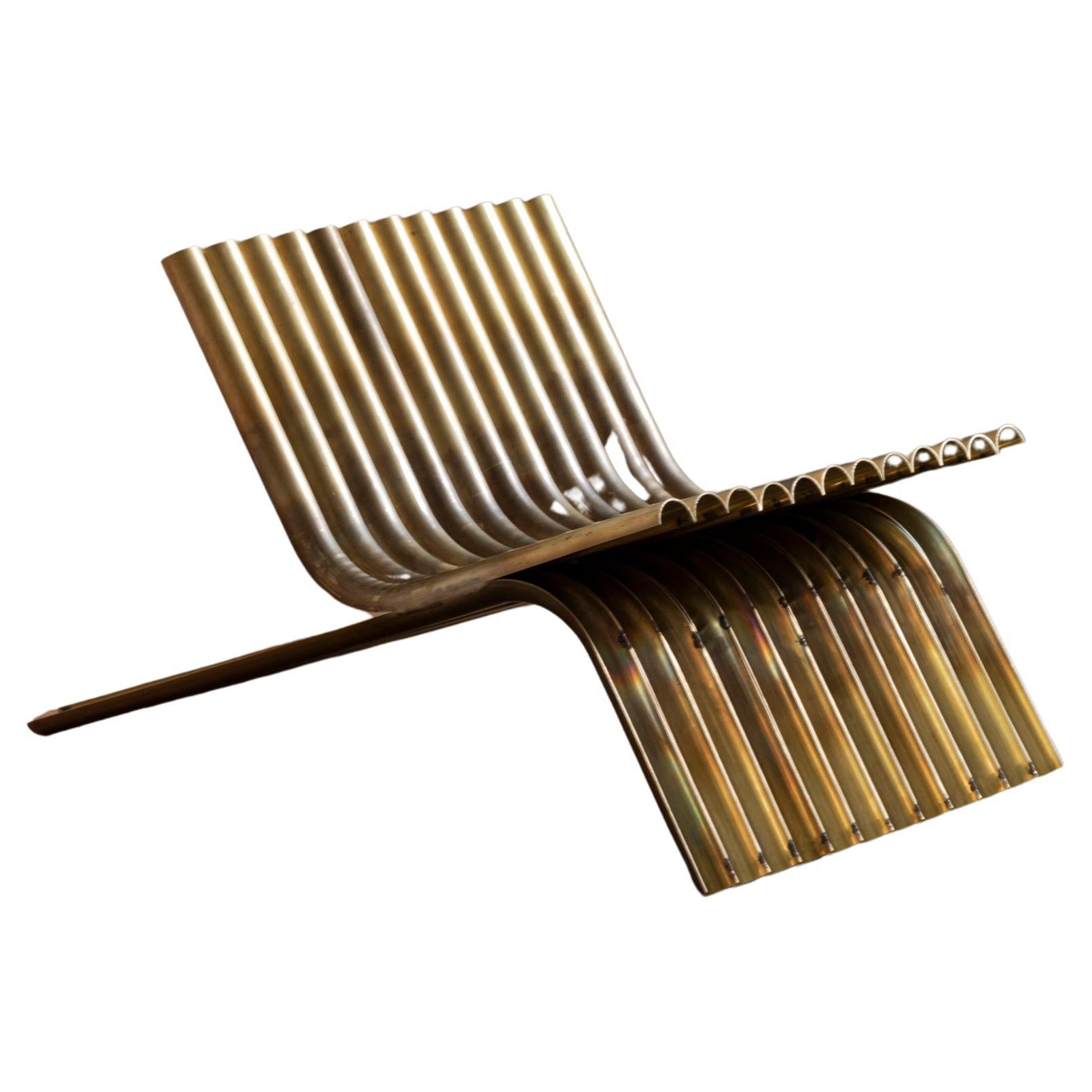 ontemporáneo mexicano OBJ-02 SILLA DE SALÓN latón