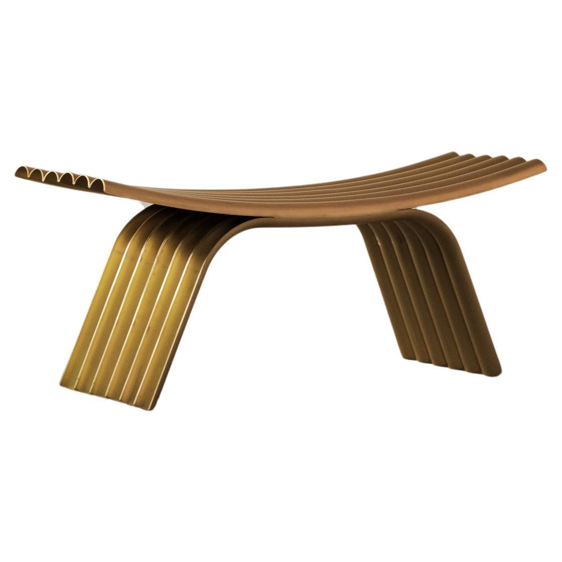 ontemporary Mexican OBJ-02 LOUNGE Stool brass