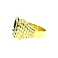 Onxy and Diamond Men's Ring