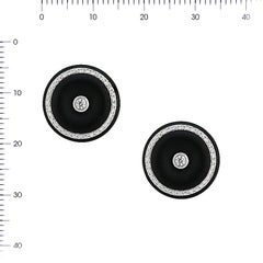 Onyx 18 Karat White Gold Fine Jewelry White Gold Statement Cufflinks