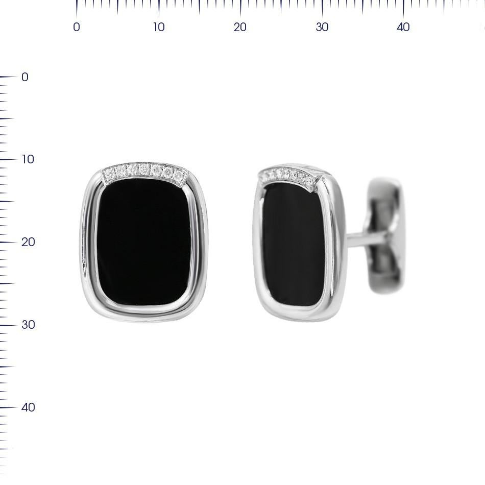 Cufflinks White Gold 18 K

Diamond 14-RND-0,14-F/VS1A
Onyx 2-7,5ct

Weight 12,79 grams

With a heritage of ancient fine Swiss jewelry traditions, NATKINA is a Geneva based jewellery brand, which creates modern jewellery masterpieces suitable for