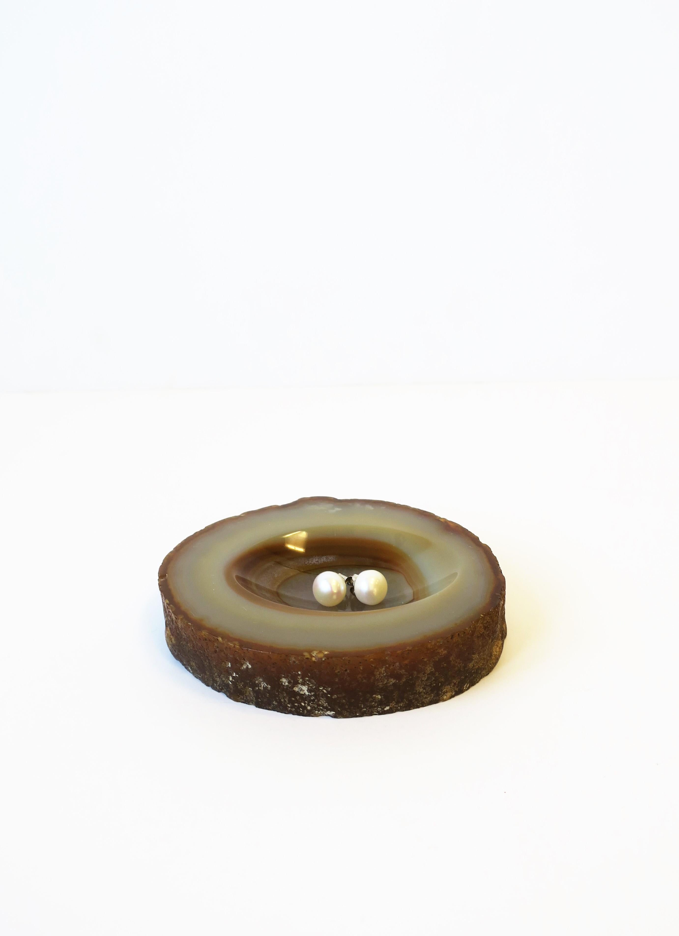 Poli Onyx Agate Bijoux Objects for Objects décoratifs en vente