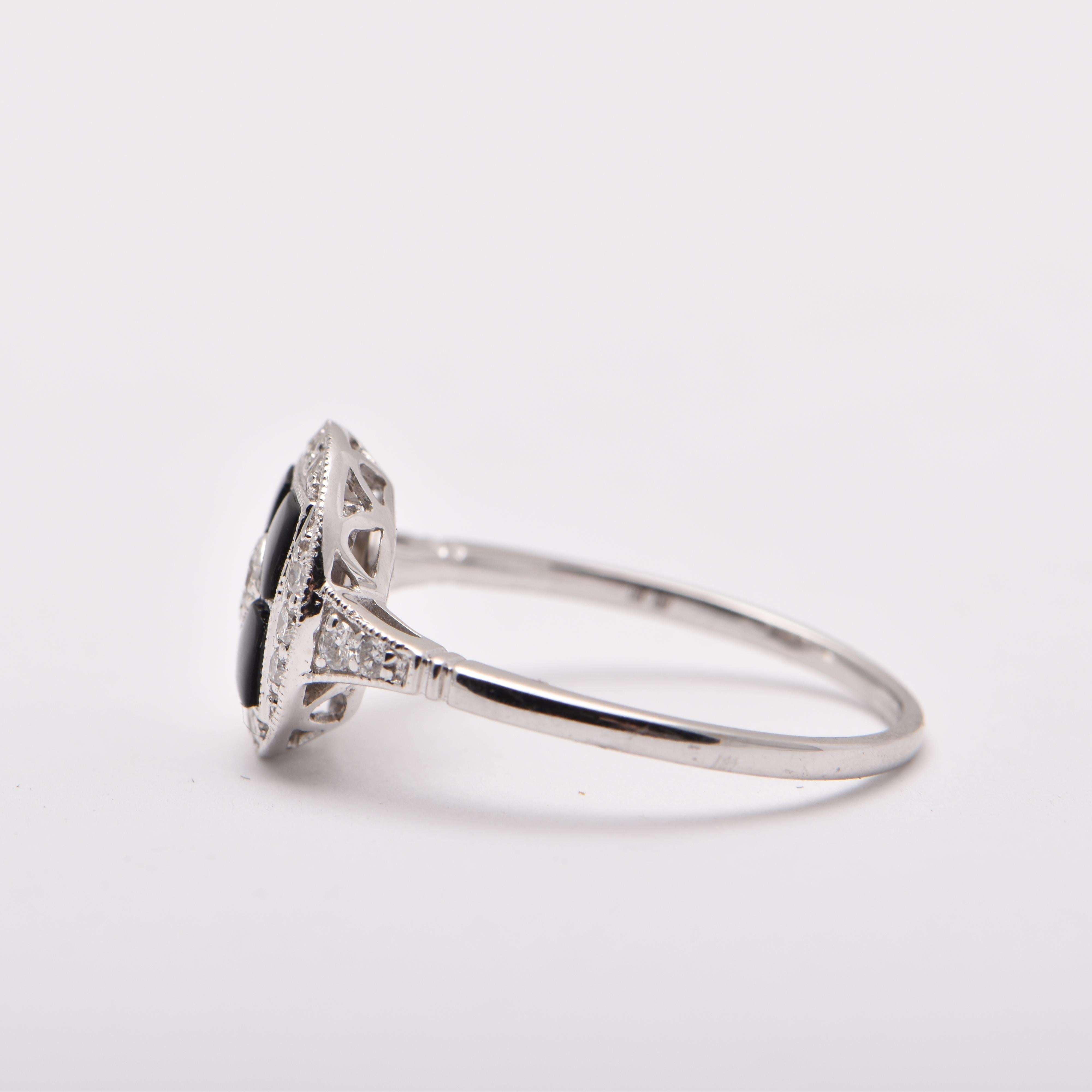 white gold diamond ring