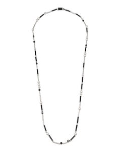 Onyx and Diamond Necklace by Tiffany & Co.