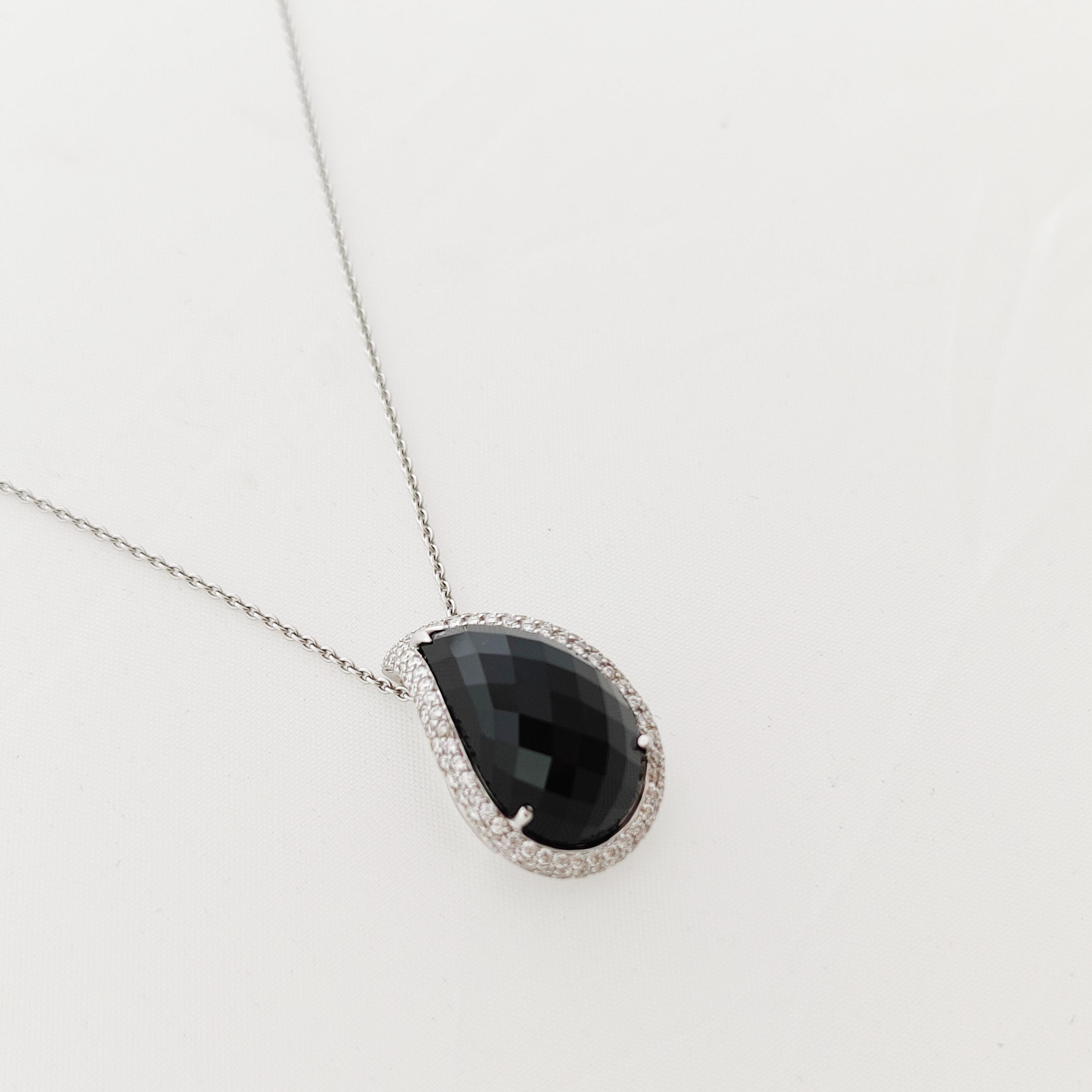 teardrop shaped pendant