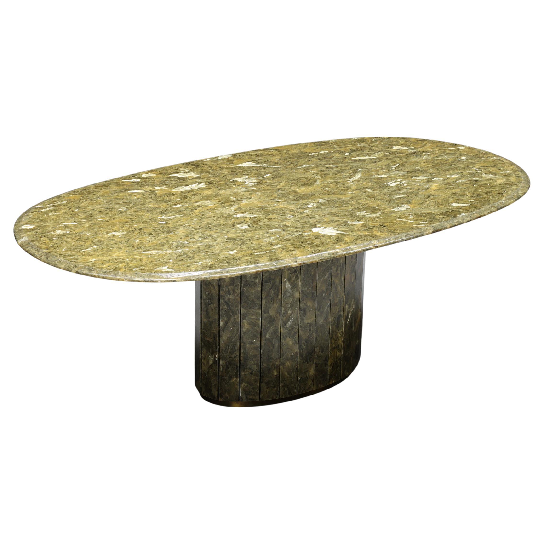 Palatial Onyx Dining Table by Muller at 1stDibs