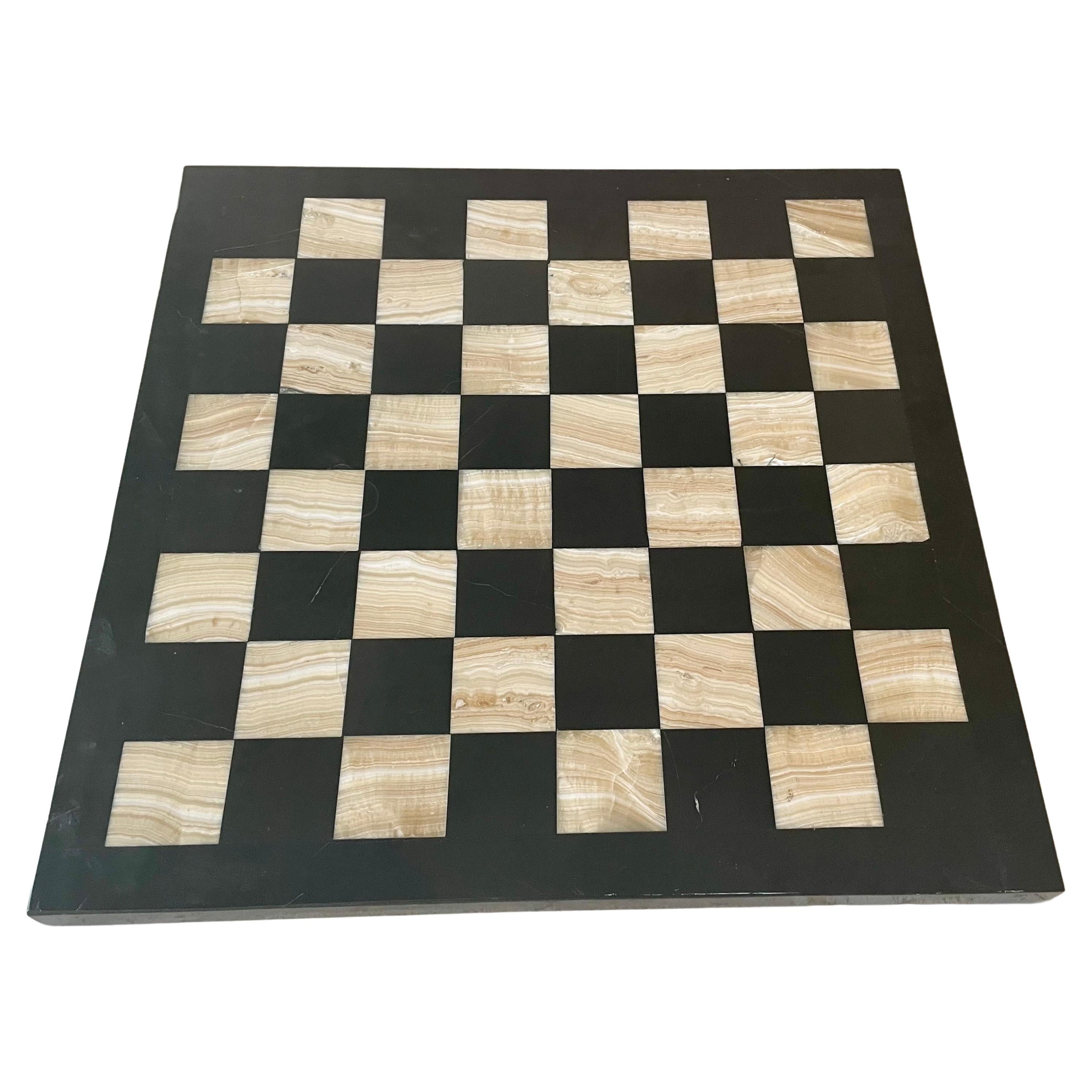 Onyx and Marble Chess Board