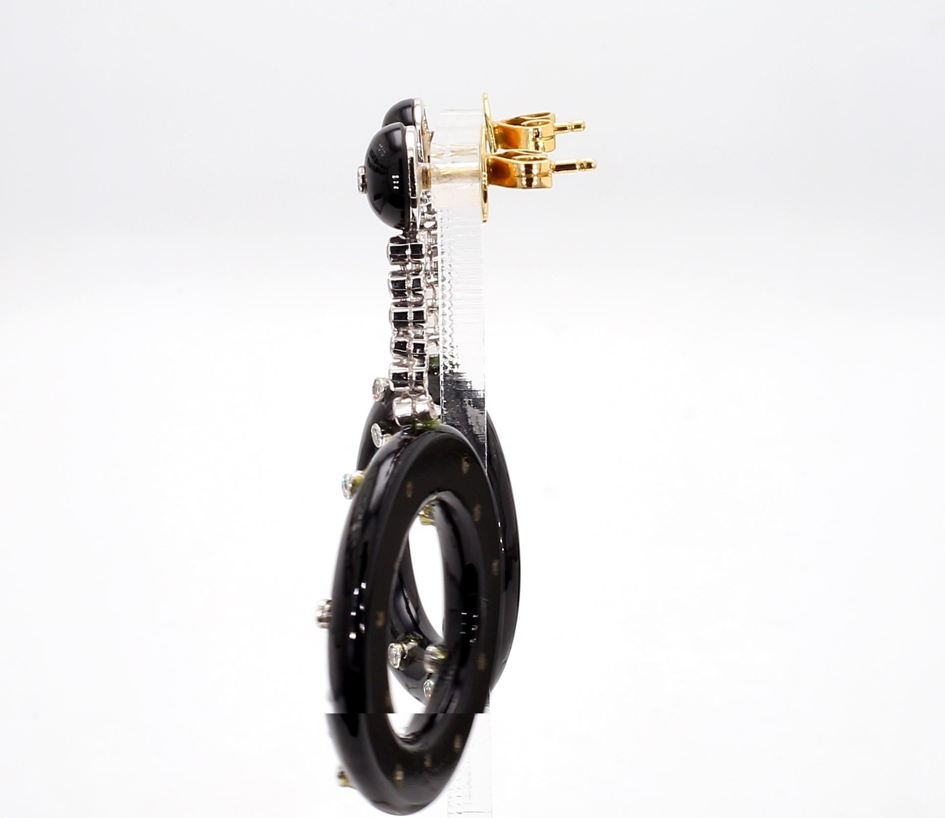 Onyx Art Deco Earrings In Good Condition For Sale In New York, NY