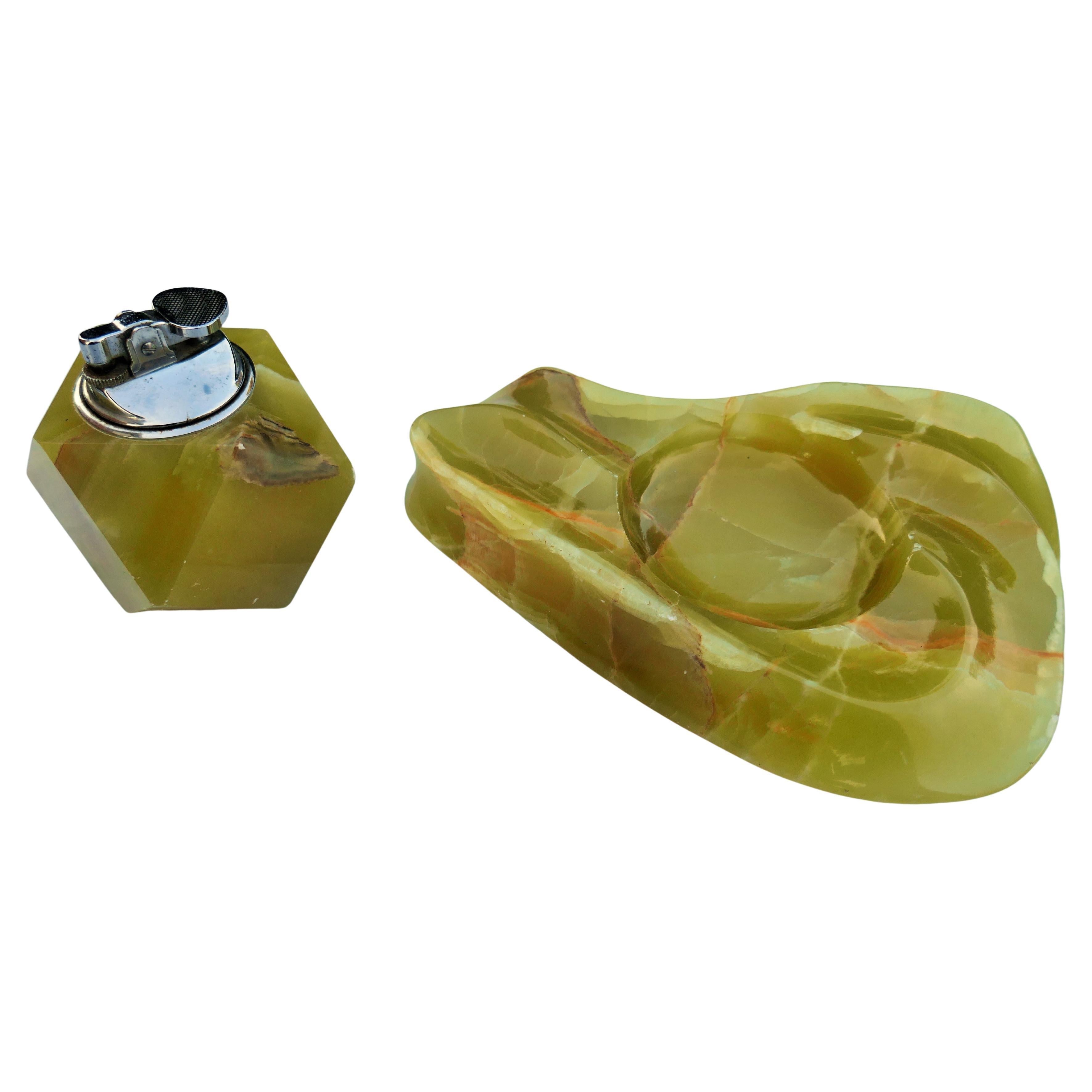 Cenicero y Encendedor Onyx - Cenicero Precioso diseño orgánico