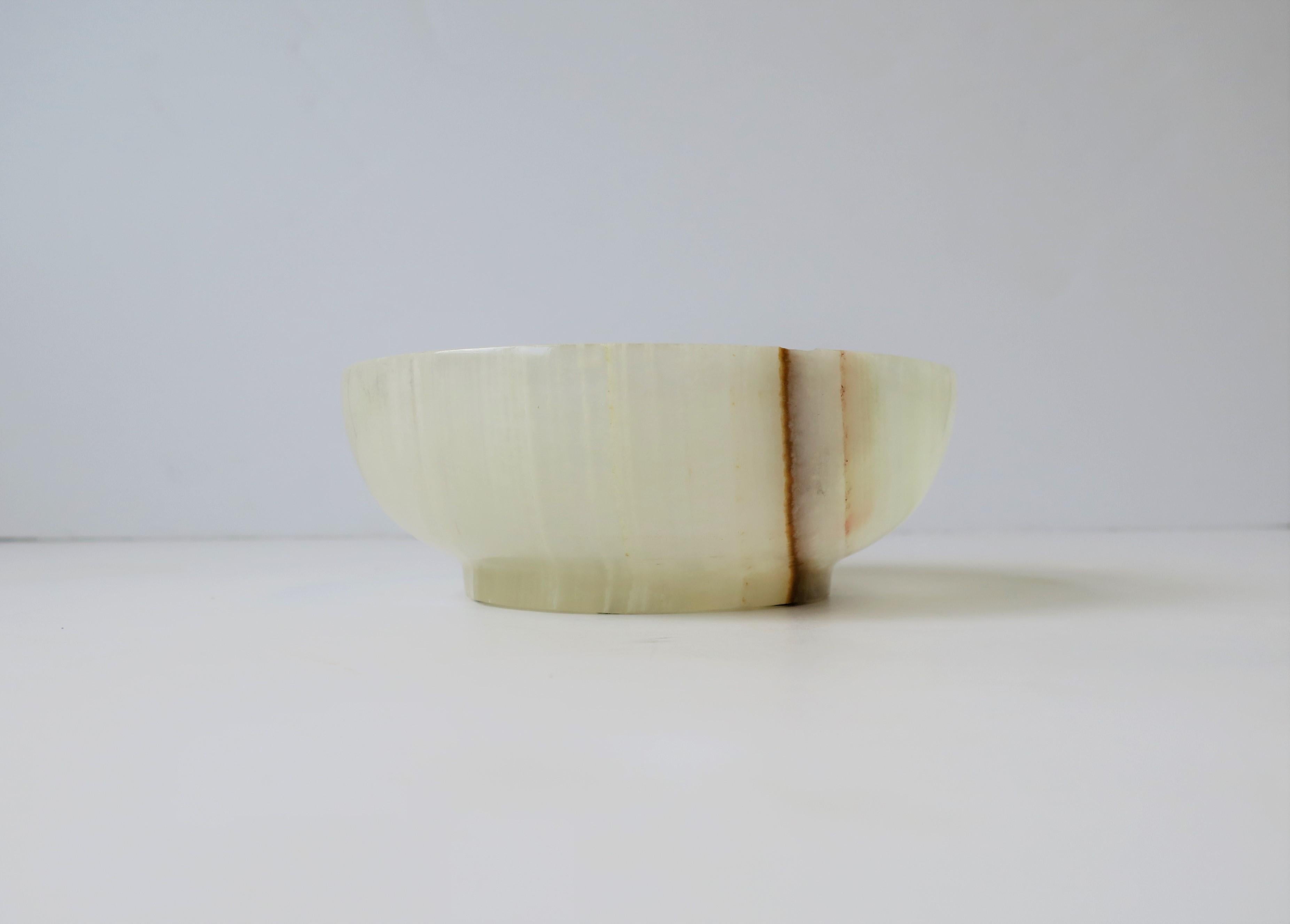 Late 20th Century Onyx Bowl