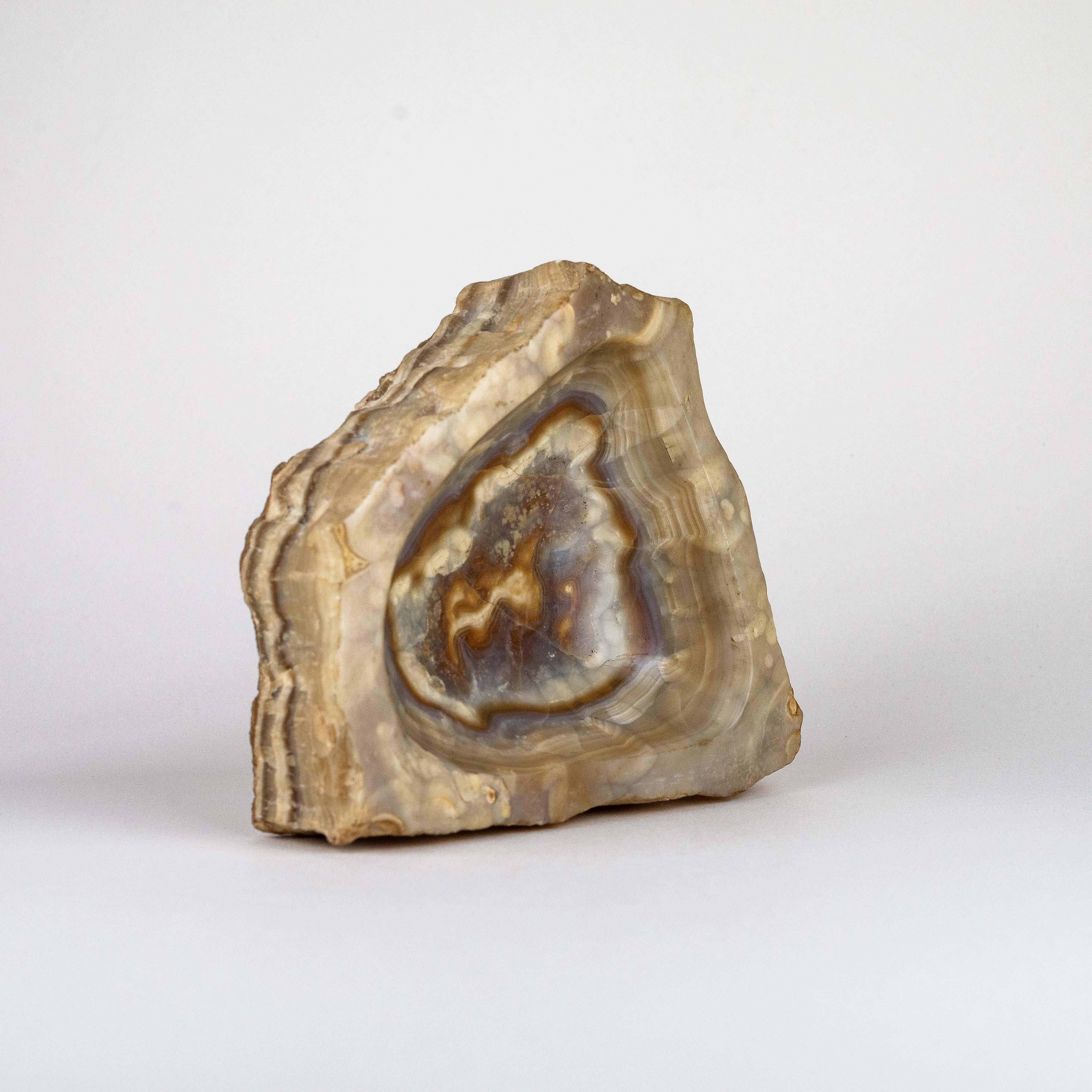 Européen Bol ou vide-poche en onyx moderne du milieu du siècle dernier, France, années 1970