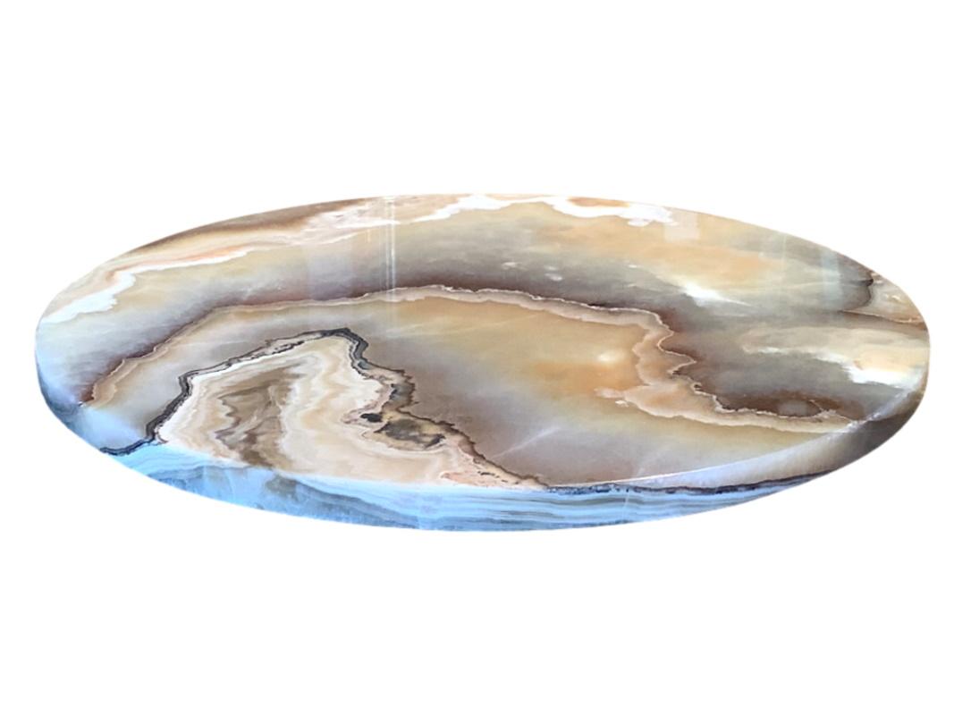 Messicano Lazy Susan marrone onice in vendita