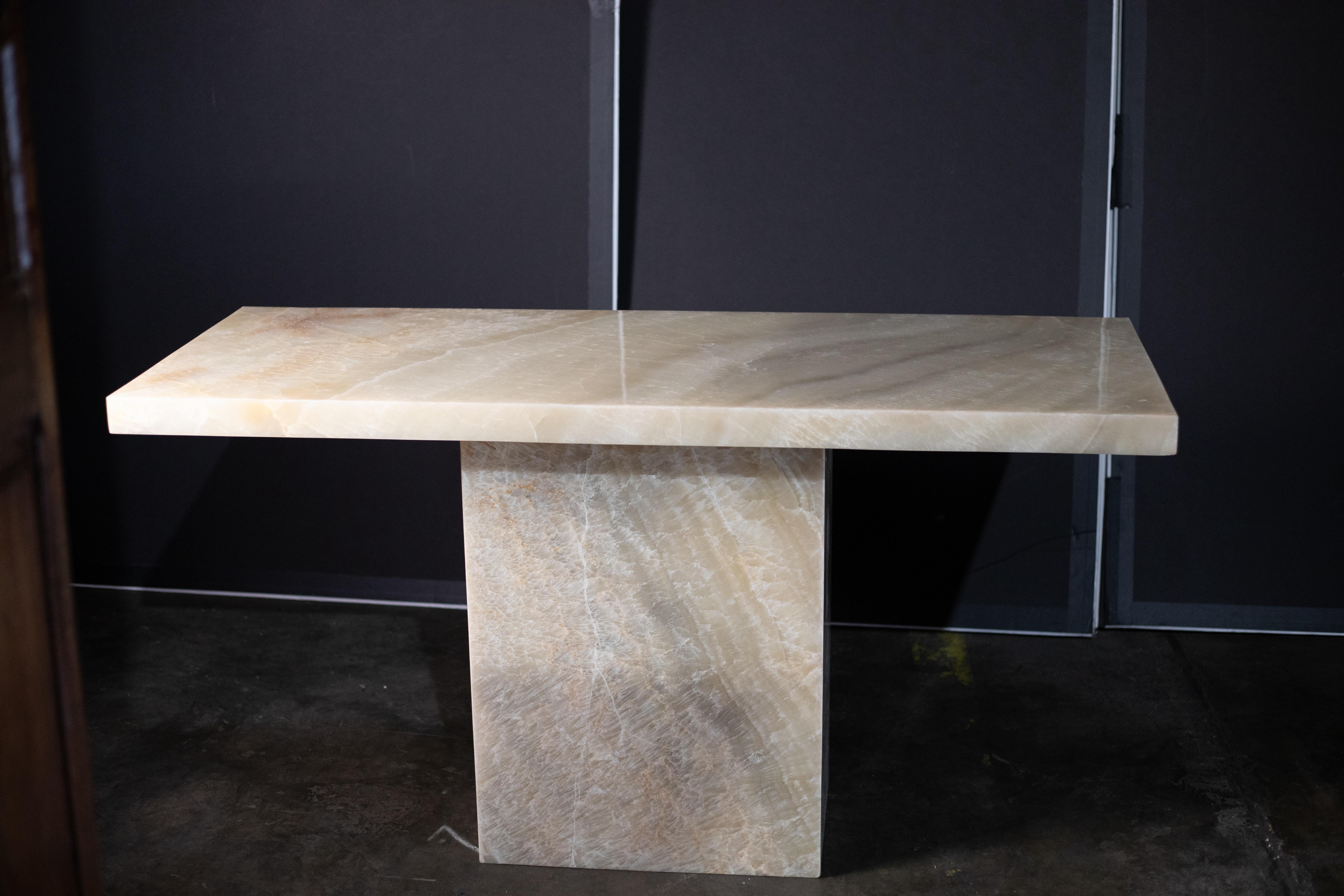 Table console Onyx en vente 3
