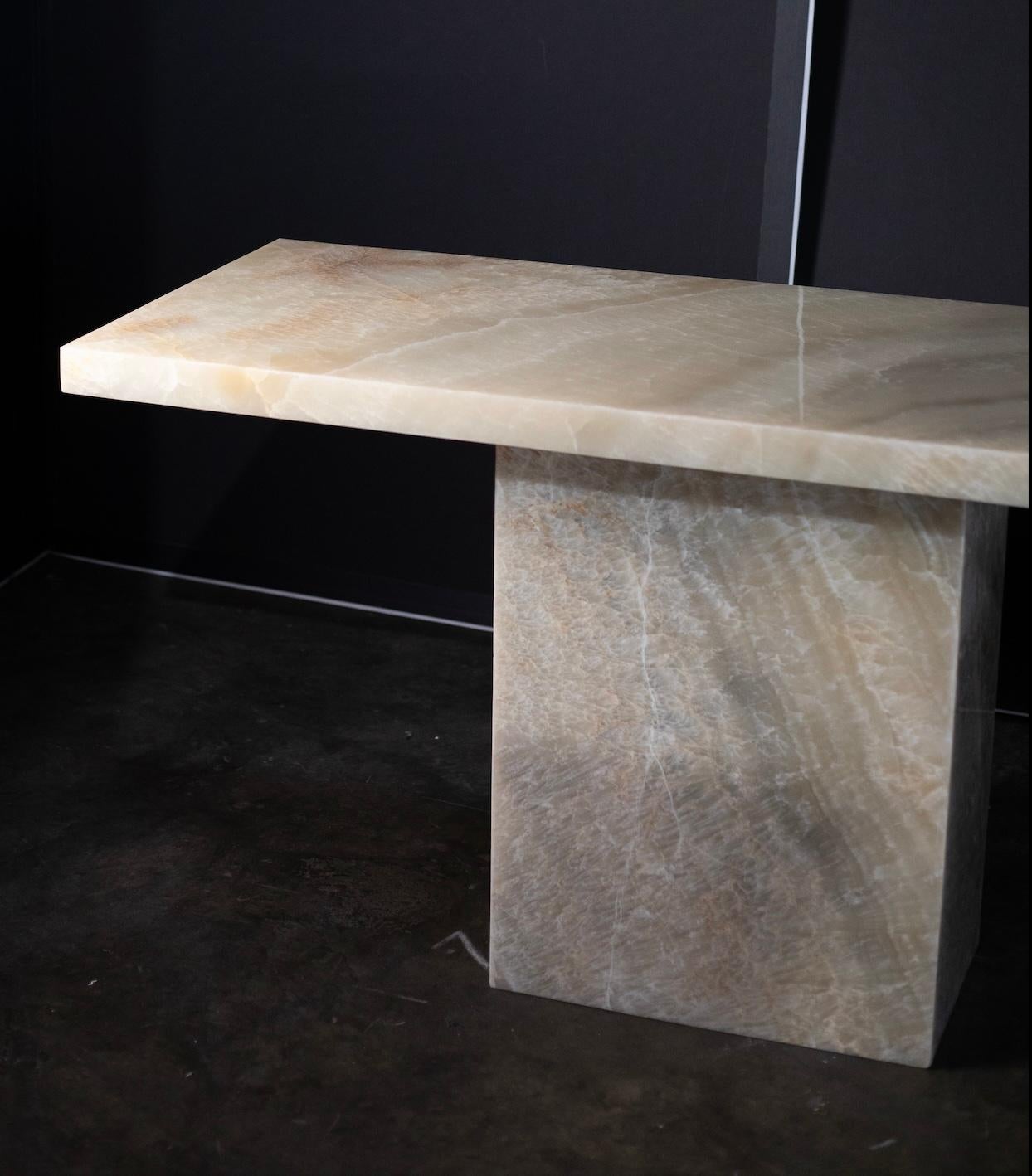 Table console Onyx en vente 5