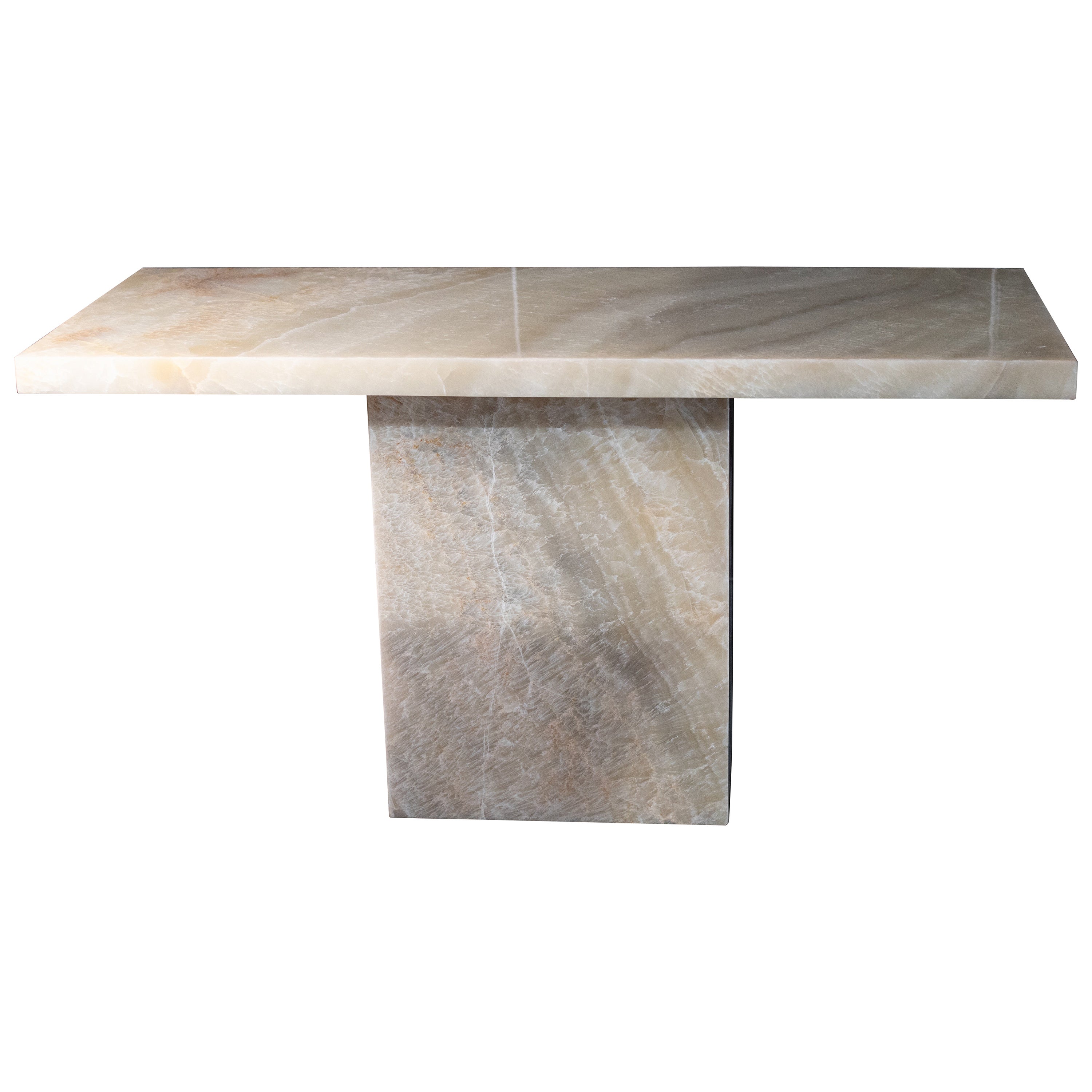 Table console Onyx en vente