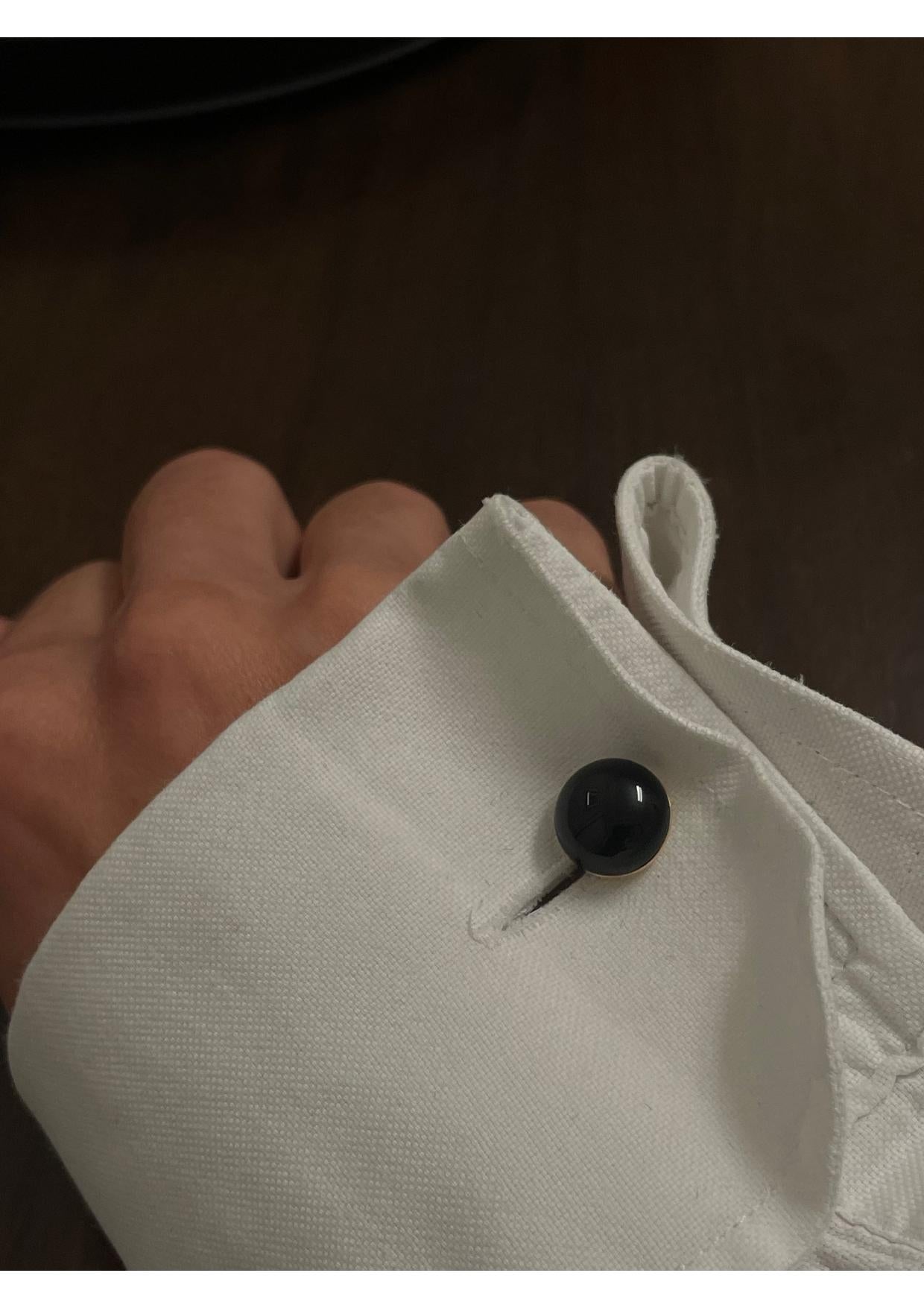 Onyx Cufflinks In New Condition For Sale In Monte-Carlo, MC