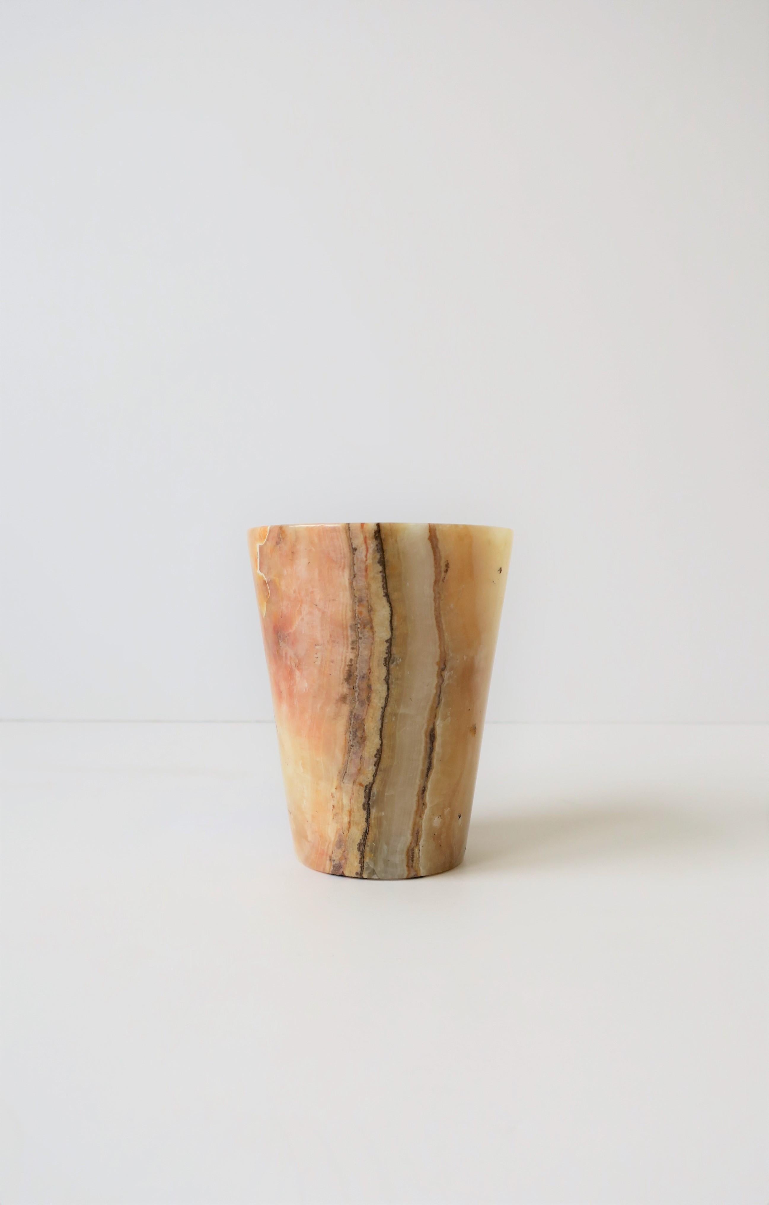 Turkish Onyx Cup or Vessel